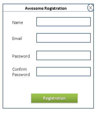 mockup registration